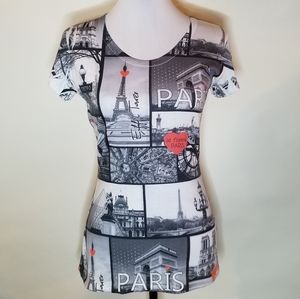 Je t'aime Paris Medium Tee